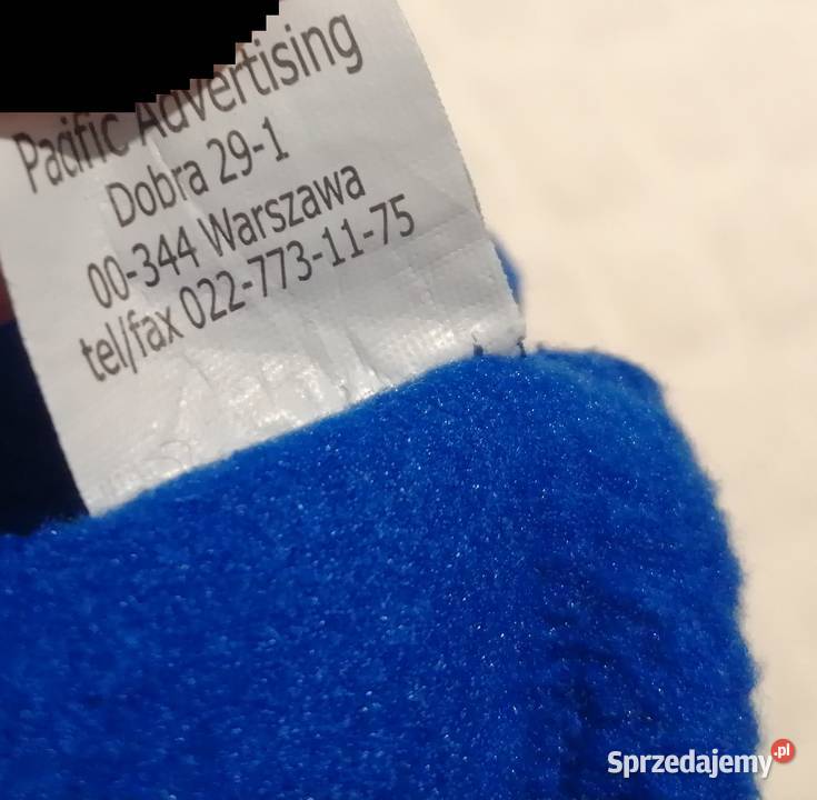 Czapka ciepła z uszami niebieska 48 Odzież Czeladź