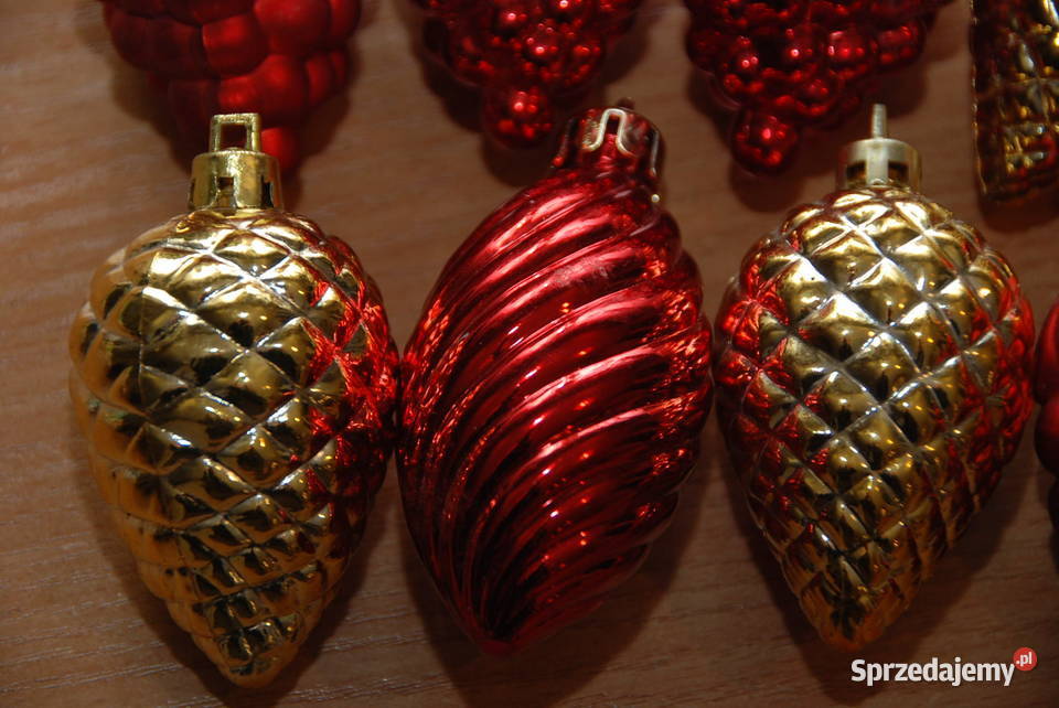 Bombki szklane SZYSZKI Boże Narodzenie ozdoba Warszawa