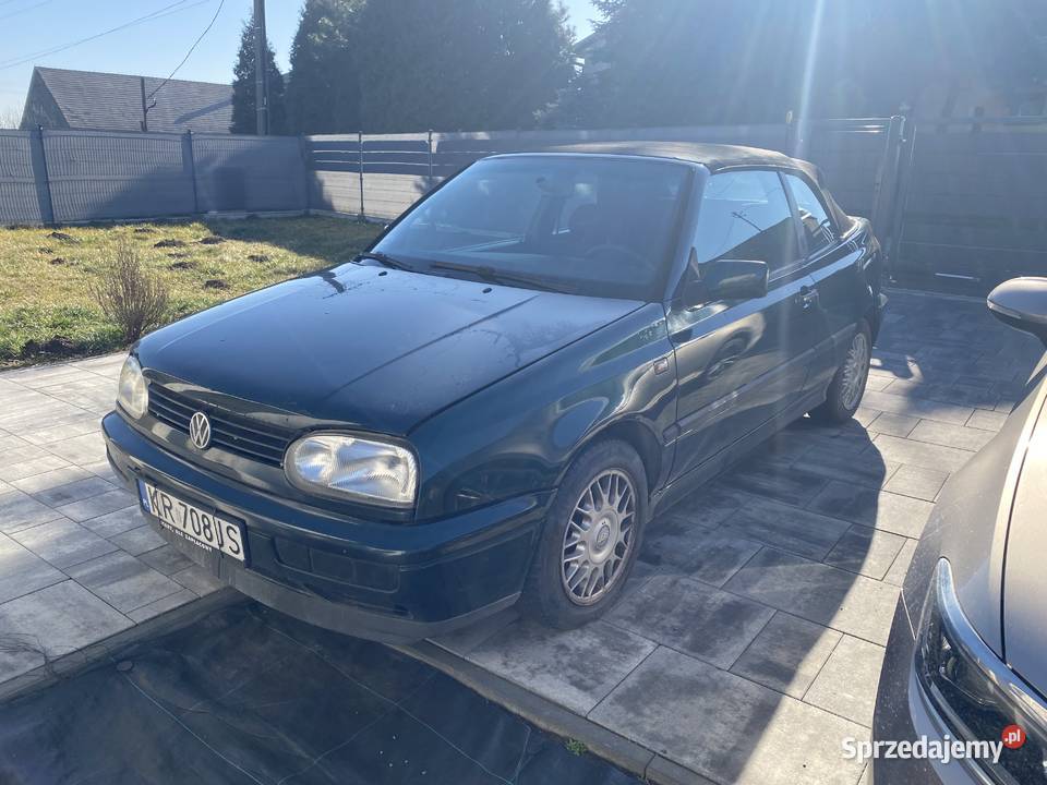 Volkswagen Golf 3 cabrio klima nowy dach 1789cm3 małopolskie