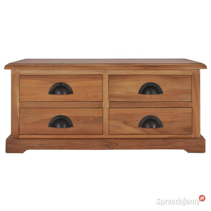 Stolik kawowy 68 x 68 x 30 lite drewno tekowe mazowieckie Warszawa