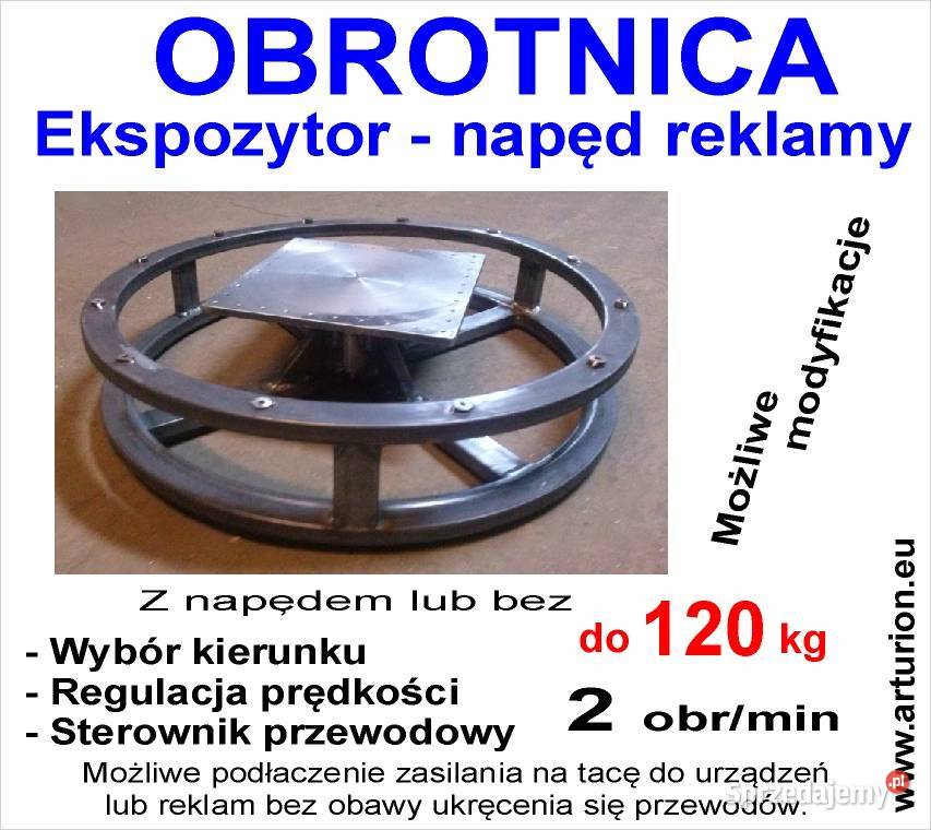 Podest Obrotowy Ekspozytor Napęd Reklam Warszawa