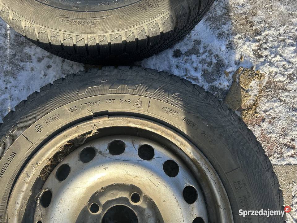 Koła zimowe r13 Fiat 4x98 dolnośląskie Świebodzice