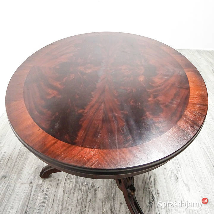 Ława Stolik kawowy rzeźbiony LUDWIK Filip 77cm