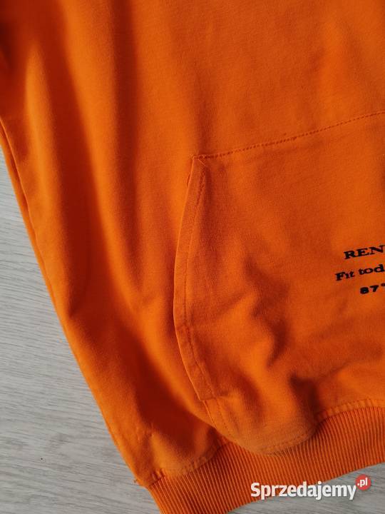 Bluza pomarańczowa chłopca chłopięca kieszenie Rozmiar 146 pomorskie