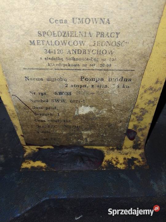 Pompa z silnikiem do hydroforu