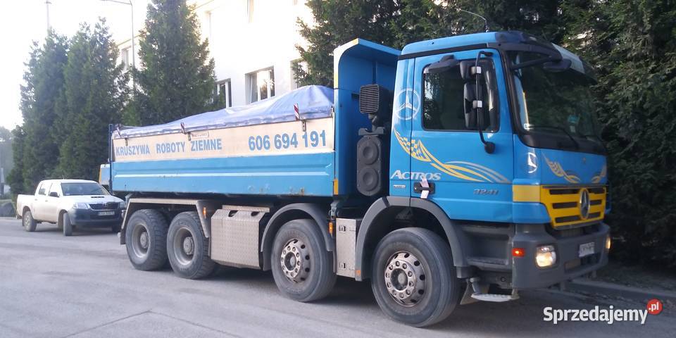 ACTROS wywrotka kiper EURO 5 tacho na tarczki pełny VAT