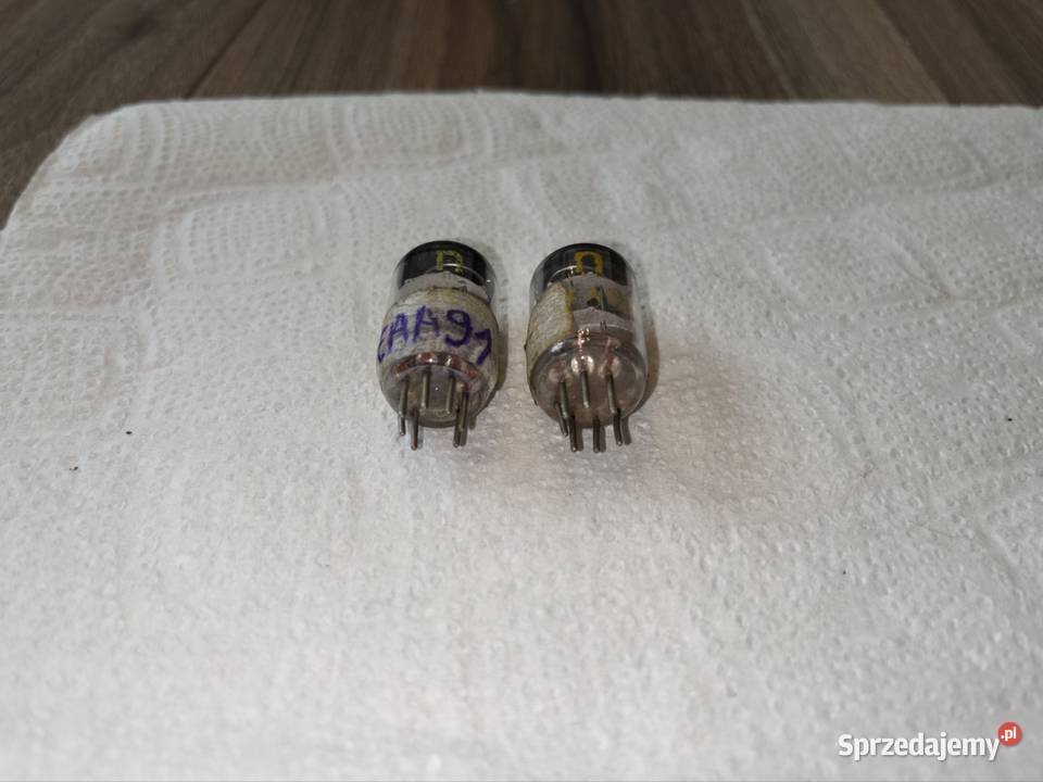 Lampy elektronowe EAA91 sparowane 2 Radziechowy