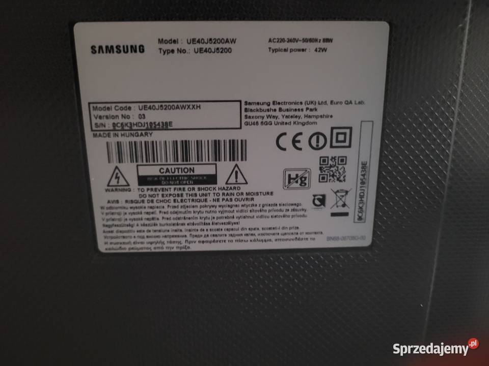 Tv samsung 40 UE40J5200AW smart tv Kraśnik