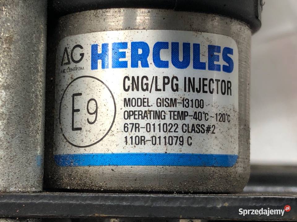 WTRYSKI DO GAZU LPG HERCULES WTRYSK GAZU GAZOWY Wtryskiwacze Wtryskiwacze podkarpackie sprzedam