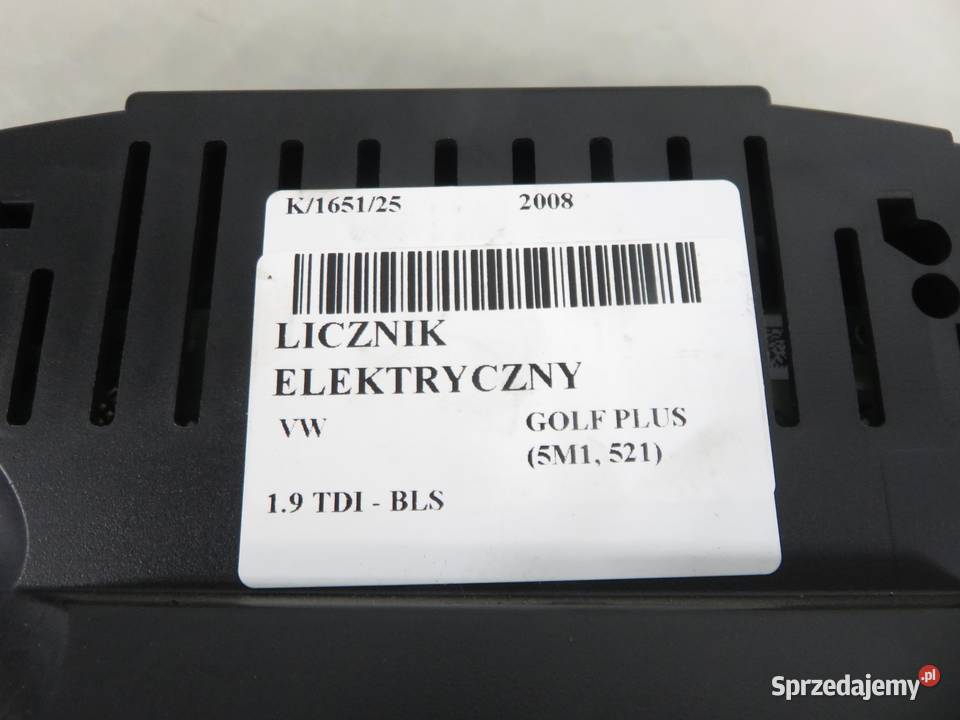 LICZNIK VW GOLF PLUS 5M1 521 19 TDI BLS osobowe