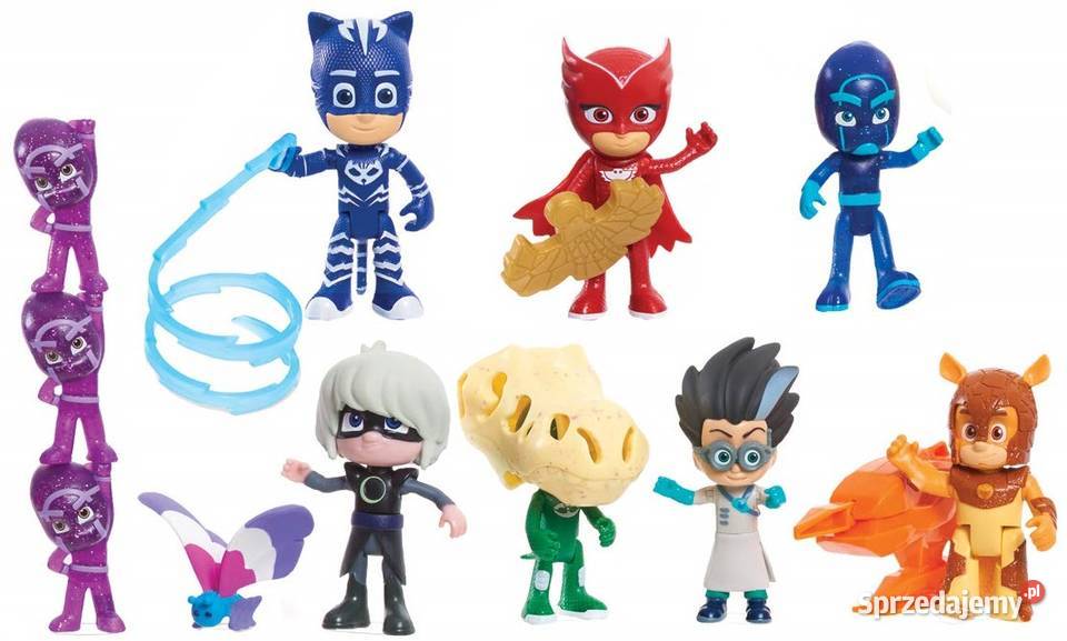 Pidżamersi PJ Masks Figurki Zestaw Deluxe 16 Plastik  Figurki małopolskie Mogilany