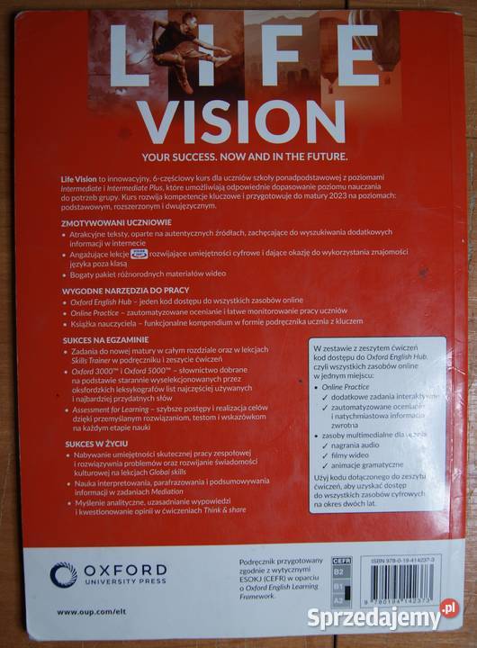 Life vision workbook A2B1 zeszyt ćwiczeń język Parczew sprzedam