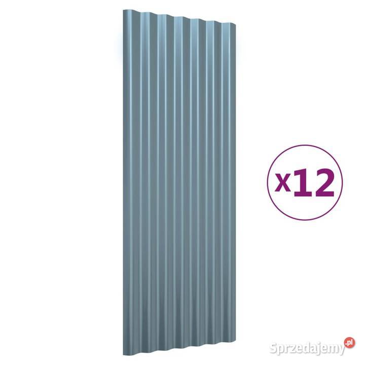 Panele dachowe 12 malowana proszkowo stal 100x36 Warszawa