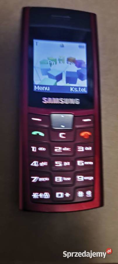 Unikat Samsung SGHC170 Red prawie nowy śląskie Gliwice