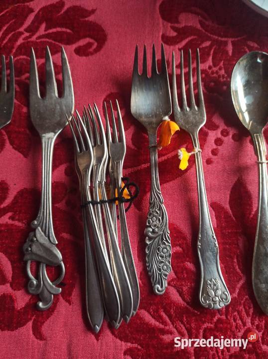 Platerowe łyżeczki widelczyki Nożyki Gdańsk sprzedam