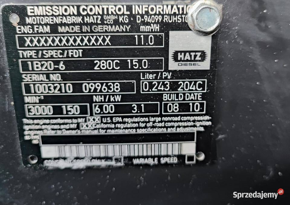 Agregat prądotwórczy diesel Hatz Ecolite Sucha Beskidzka