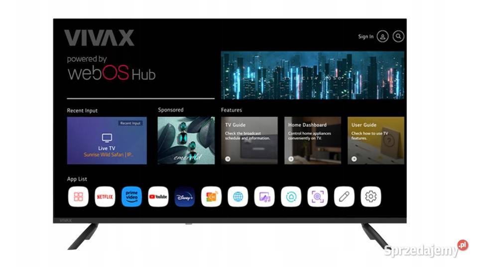 Telewizor SMART TV LED 40 VIVAX 40LE110WO WebOS małopolskie Skawina