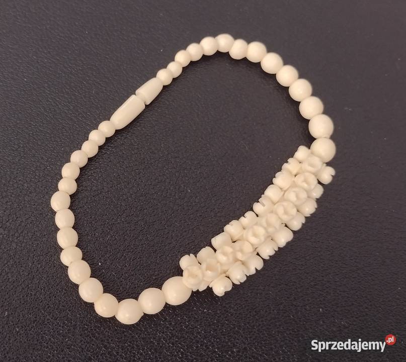 bransoletka z kości 195 vintage Dąbrowa Górnicza