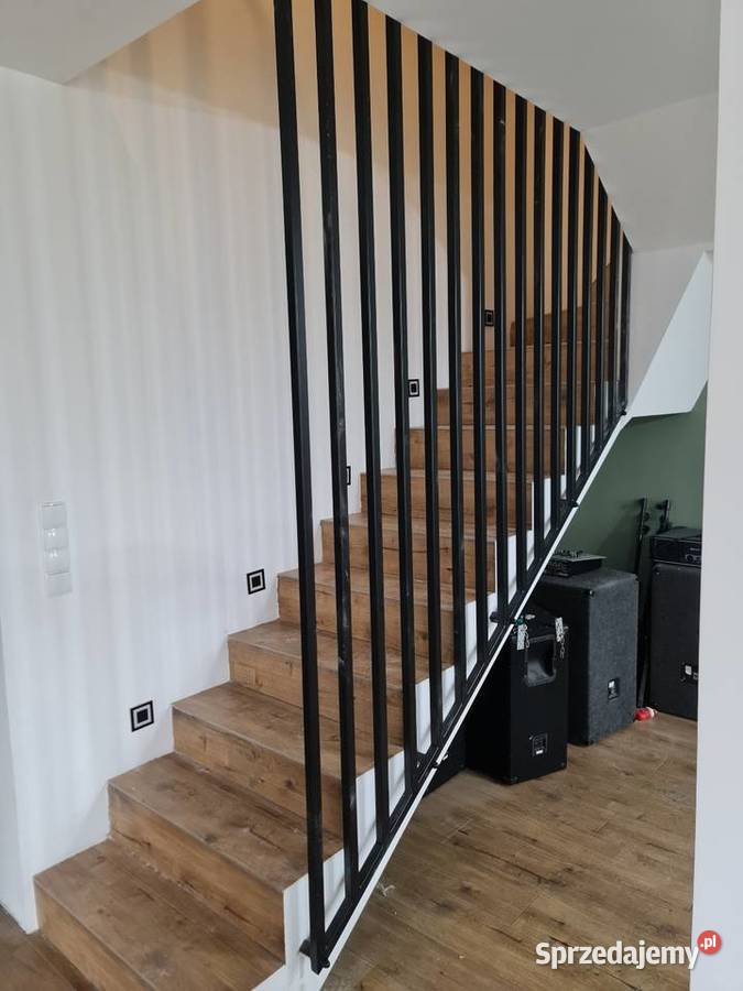 Balustrada Harfowa LOFT Lamele Stalowe pod sprzedam