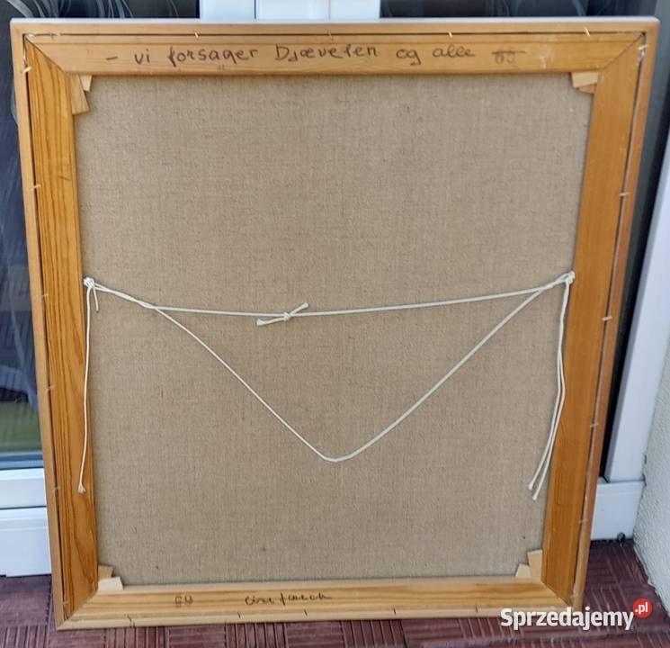 Abstrakcja obraz olejny płótno Iłża