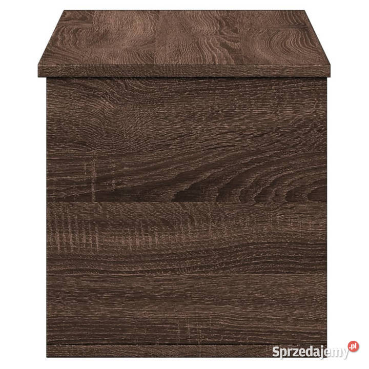 Skrzynia brązowy dąb 90x35x35 materiał Pozostałe