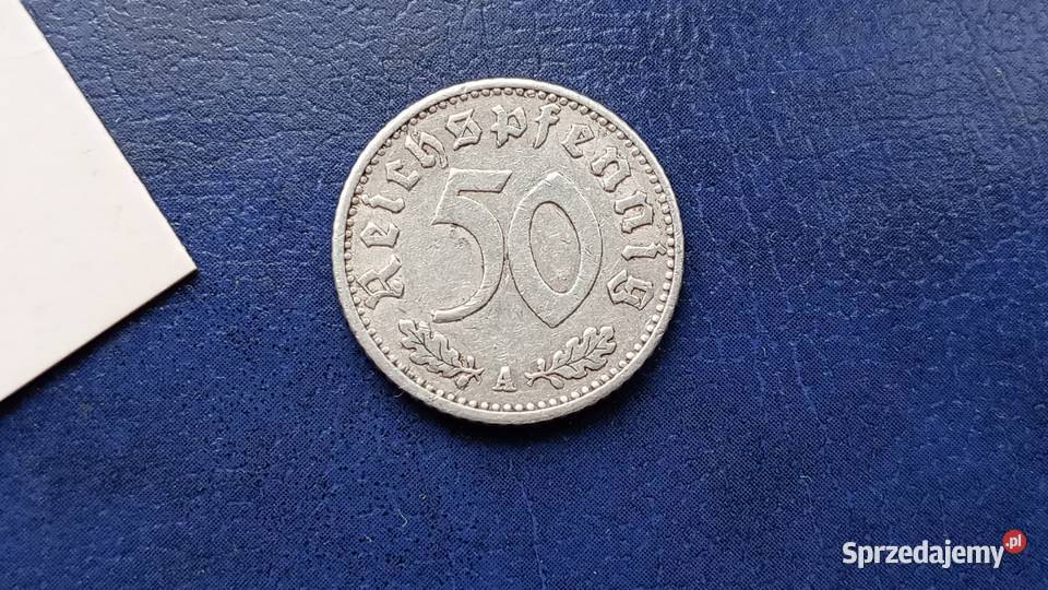 Stare monety 50 pfennig 1935 A Niemcy Lesko