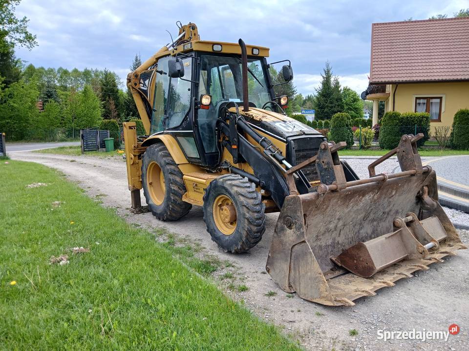Koparko ładowarka cat 428d 03r Koparko ładowarki Giedlarowa sprzedam