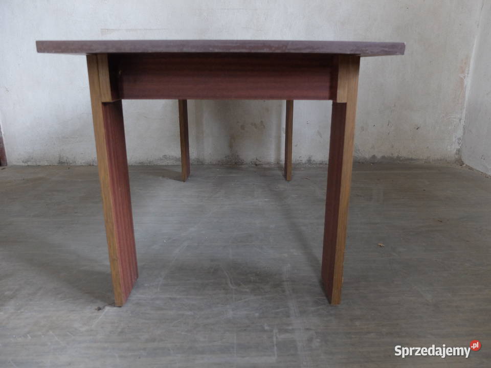 Stolik okolicznościowy PRL produkcja Zamość 810 52cm wielkopolskie sprzedam