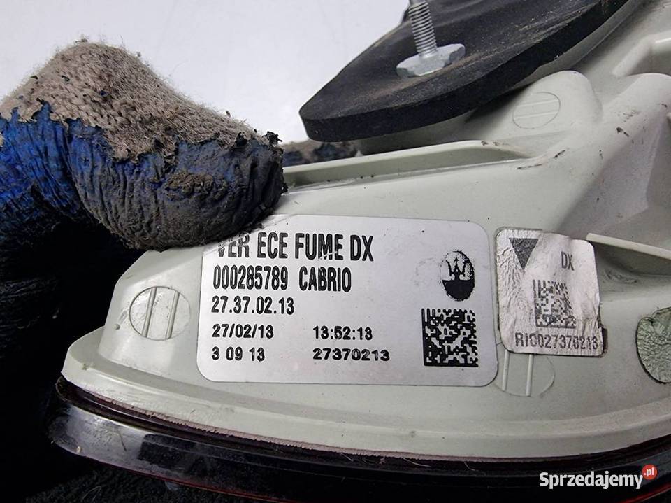 LAMPA PRAWA TYŁ MASERATI GRANTURISMO S kujawsko-pomorskie Lipno