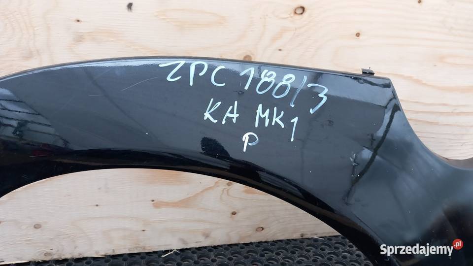 FORD KA BŁOTNIK PRZÓD PRAWY CZARNY Zbierkowo
