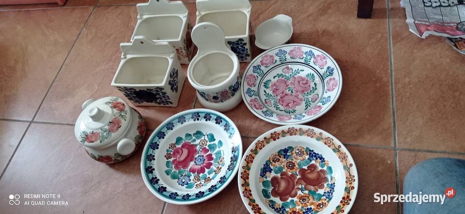 Zastaw Fajans okazja Ceramika i szkło Koszyce Małe