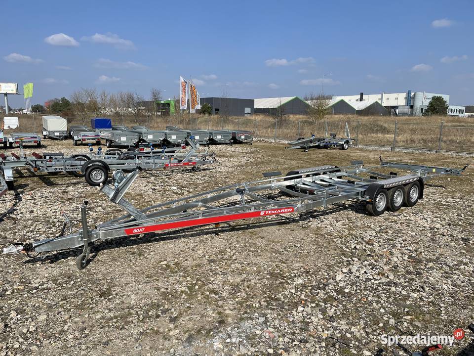 Przyczepa podłodziowa do 97m 3500DMC TEMAred wielkopolskie Piła