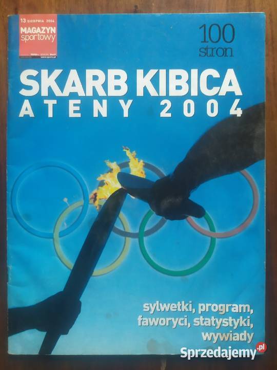 Skarb kibica igrzyska olimpijskie Ateny 2004 Łódź sprzedam