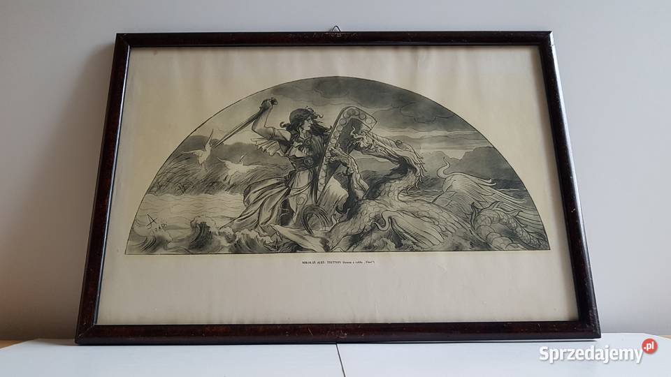 Stara grafika Mikolas Ales Trutnov Vlast Dąbrowa Górnicza