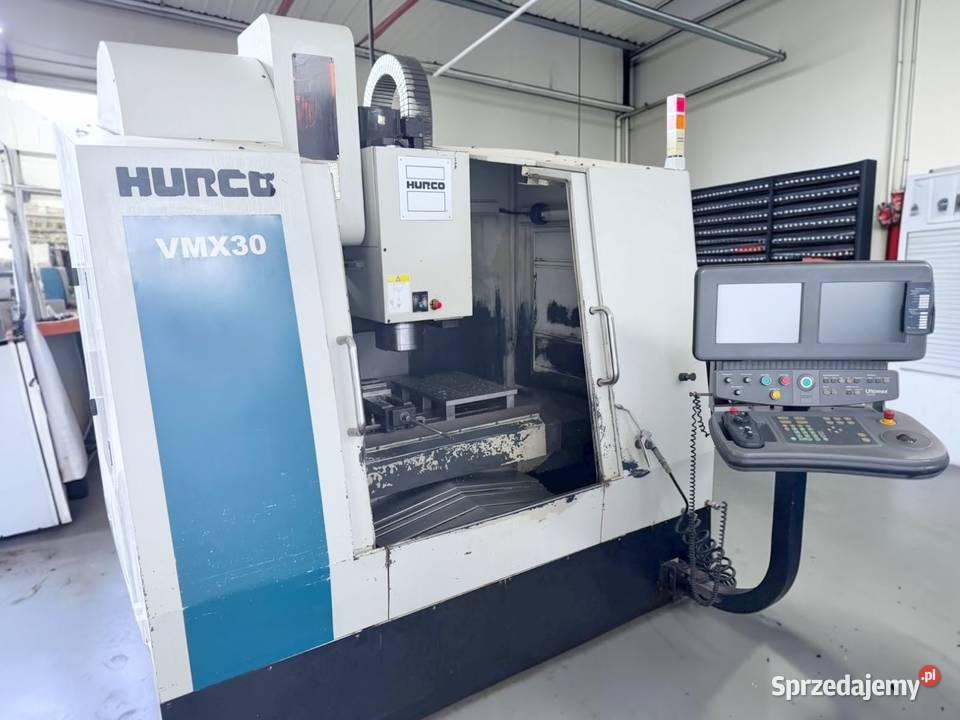 Frezarka CNC HURCO VMX 30 chłodzenie wrzeciono Biznes i Przemysł Zabór