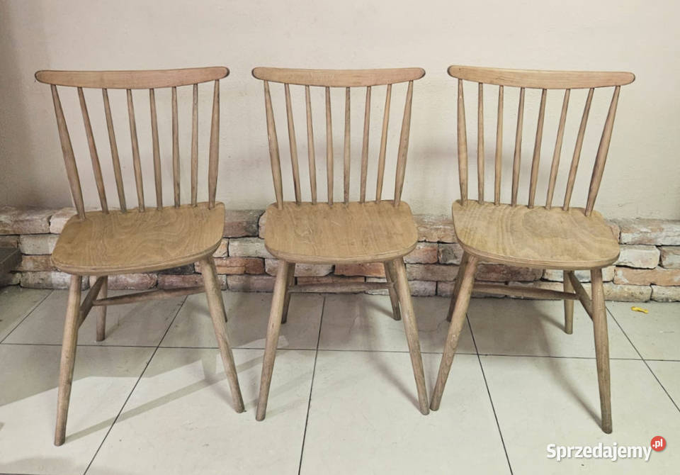 Krzesła drewniane Fameg kuchnia jadalnia salon Pszczyna