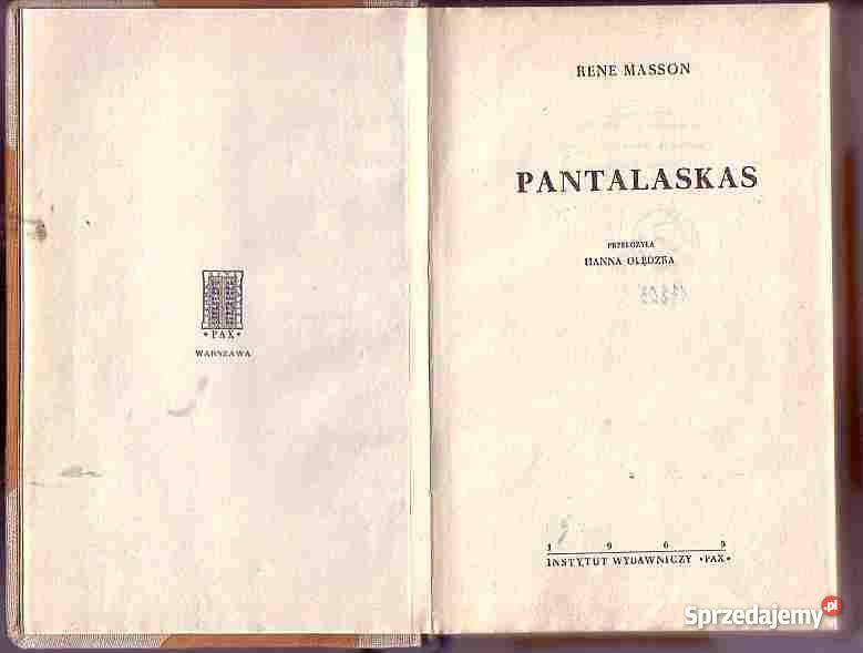 4940 PANTALASKAS RENE MASSON Czyrna