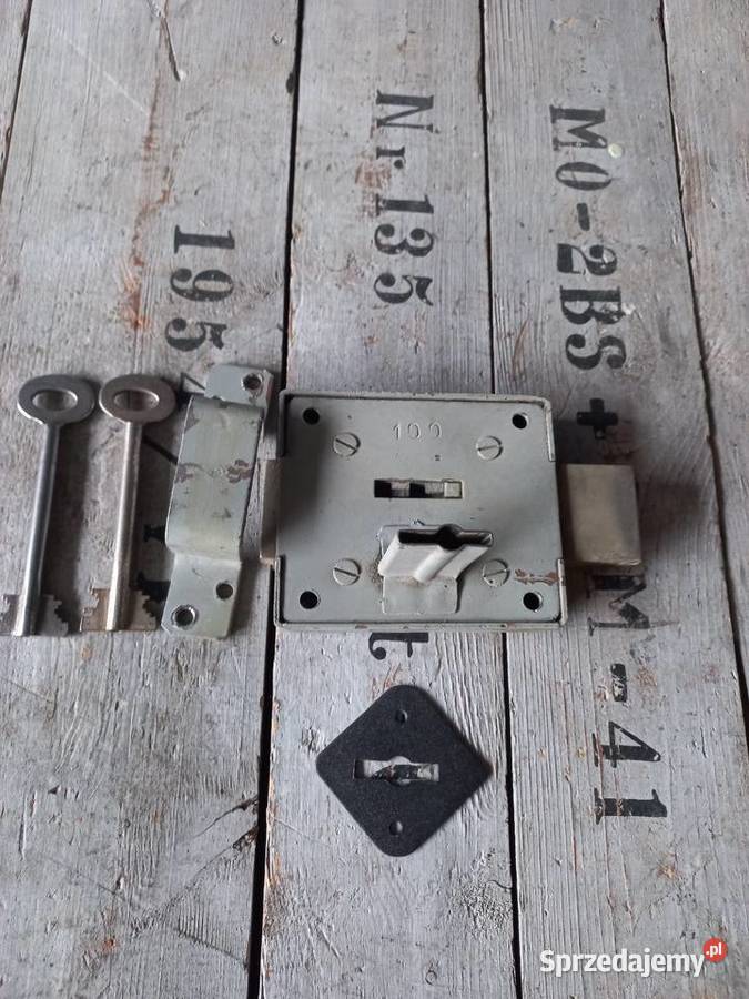 Zamek do drzwi skarbiec prl sprzedam