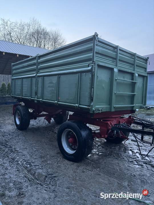 Przyczepa Blumhardt 14t Wywrot 3stronny hamulce Przyczepy rolnicze Krynice sprzedam