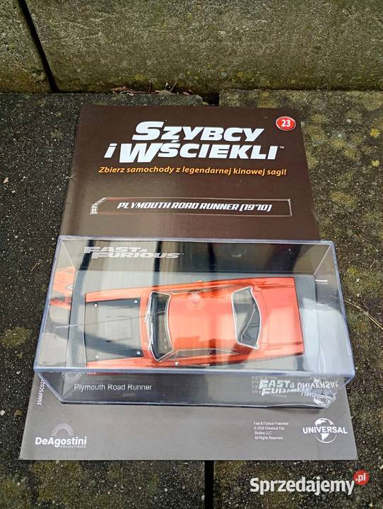 PLYMOUTH ROAD RUNNER Fast furious deagostini 143 mazowieckie