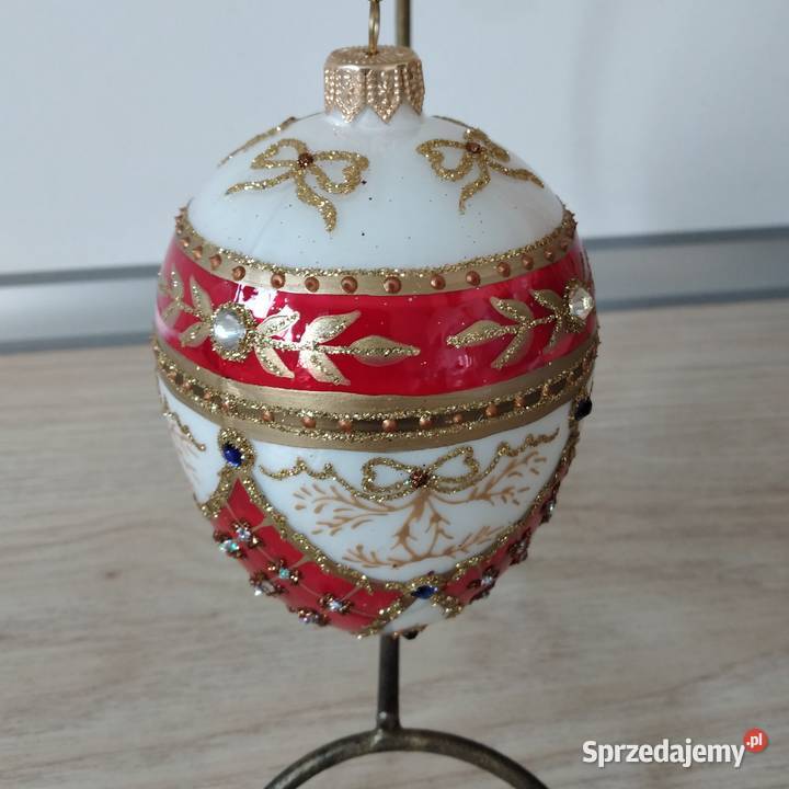 bombka jajko Faberge Boże Narodzenie Bukowno