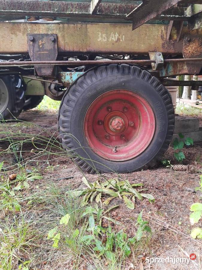 Przyczepa samozbierająca uszkodzony Nowa Osuchowa sprzedam