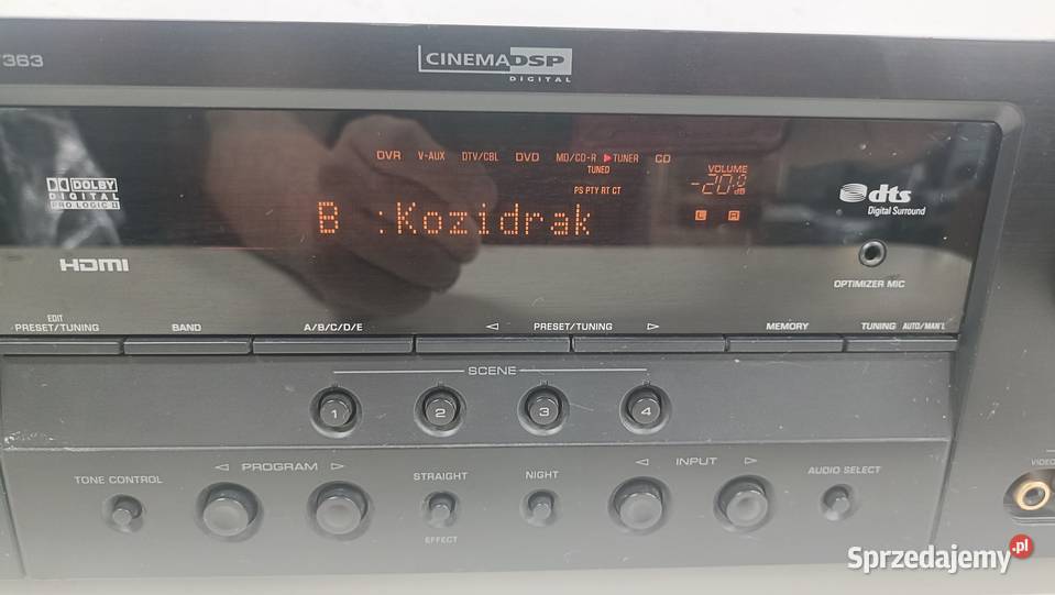 YAMAHA RXV363 Amplituner bez pilota Poznań