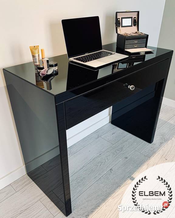 Szklana czarna toaletka Glamour Warszawa