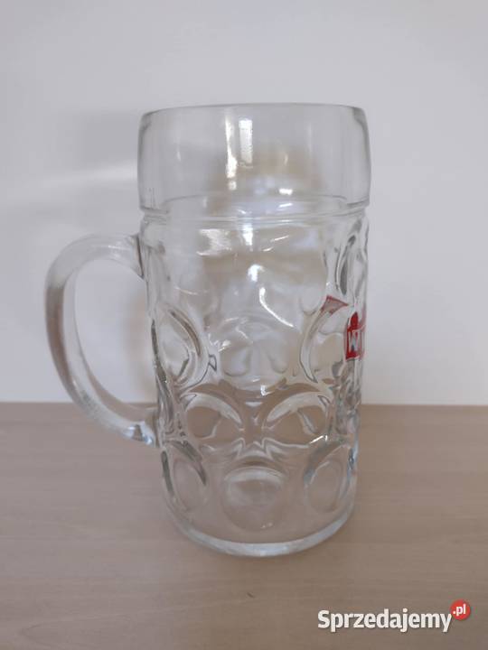 Tyskie Warka kufel kufle pokal do piwa 1 l nowe Warszawa