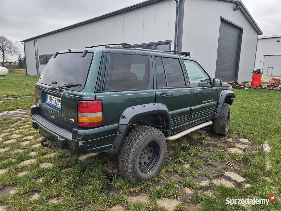 Jeep Grand cheeroke ZJ podniesiony offroad Ulhówek
