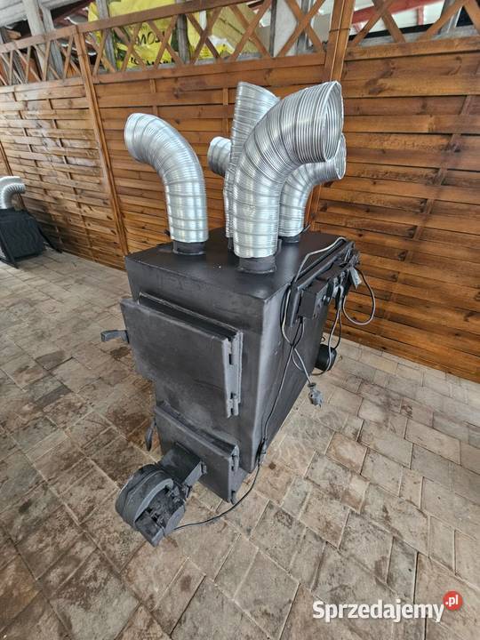 Piec nadmuchowy 20 kW duże palenisko wydajny