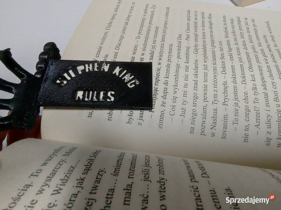 Zakładka do książek Łapy tekst Tychy sprzedam