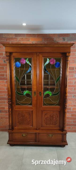 Piękna biblioteka witryna eklektyczna antyk Łagów sprzedam