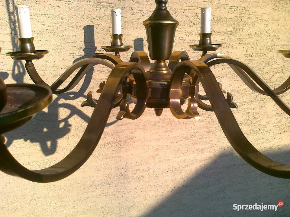 Żyrandol świeczkowy stylowy lampa sufitowa Oświetlenie Garwolin